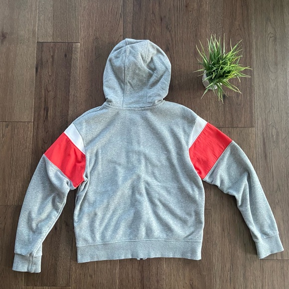 Nike Retro Coral Stripe Full Zip Up Hoodie - Picture 2 of 6